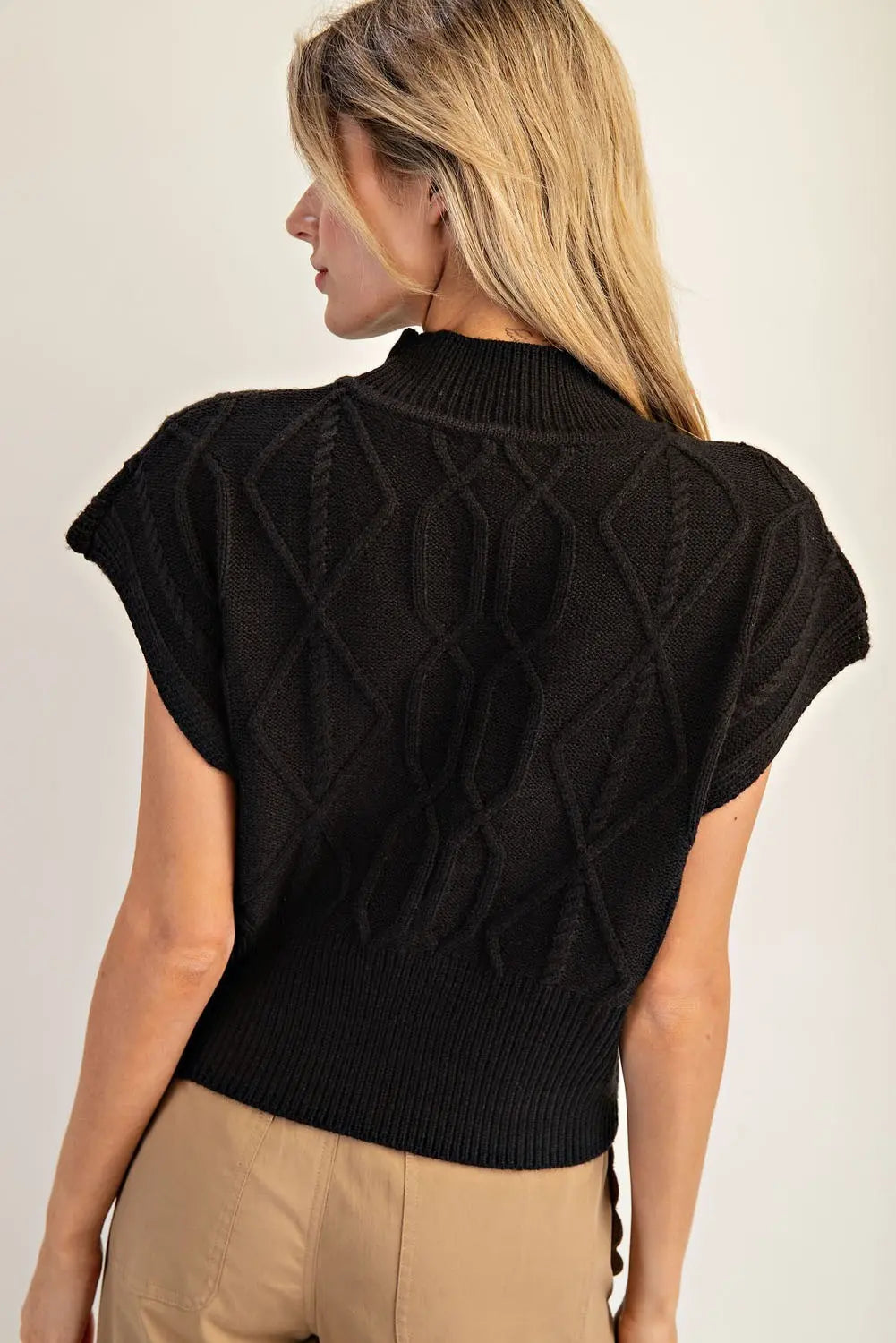 short sleeve sweater top