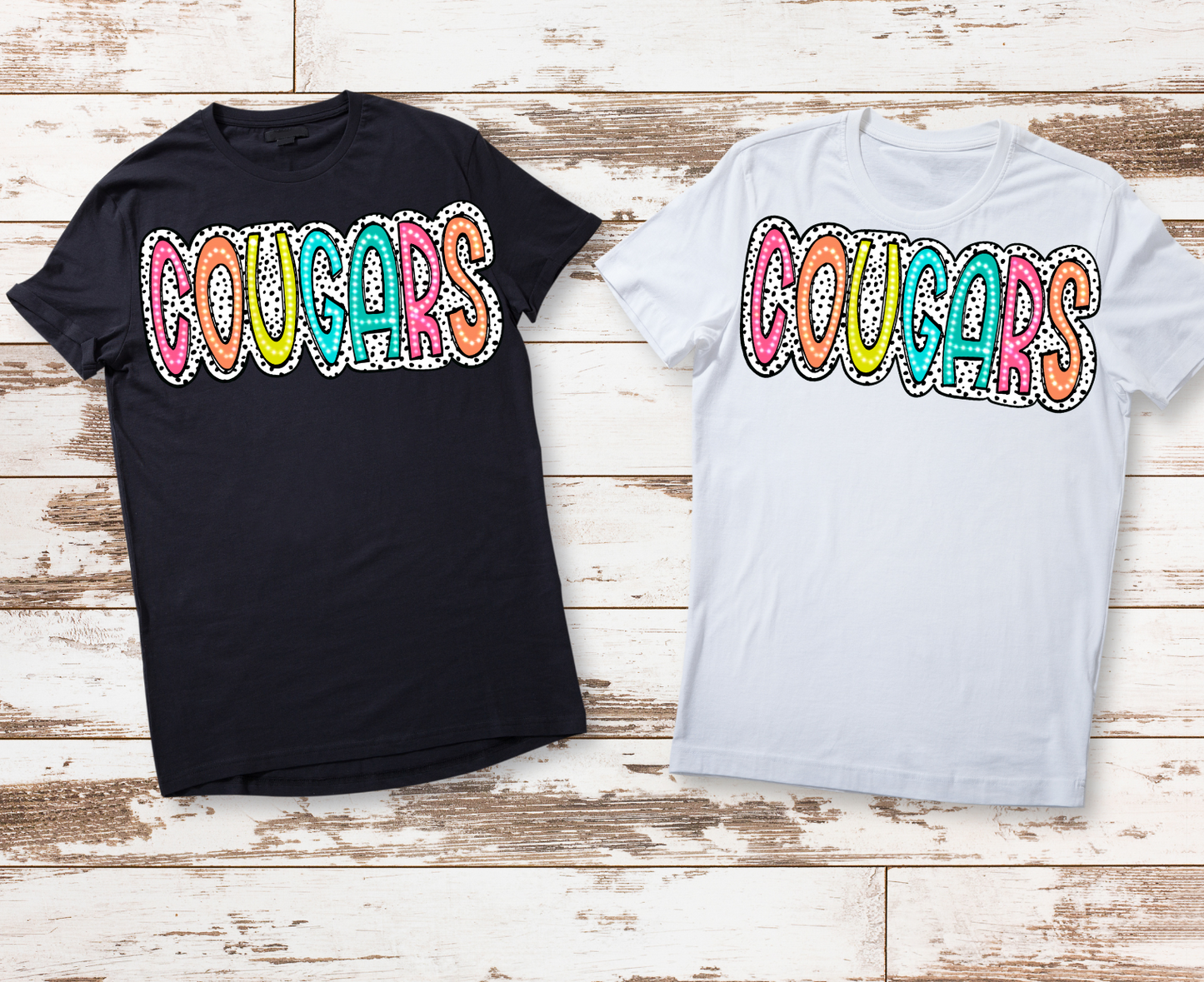 COUGARS Dotted backing