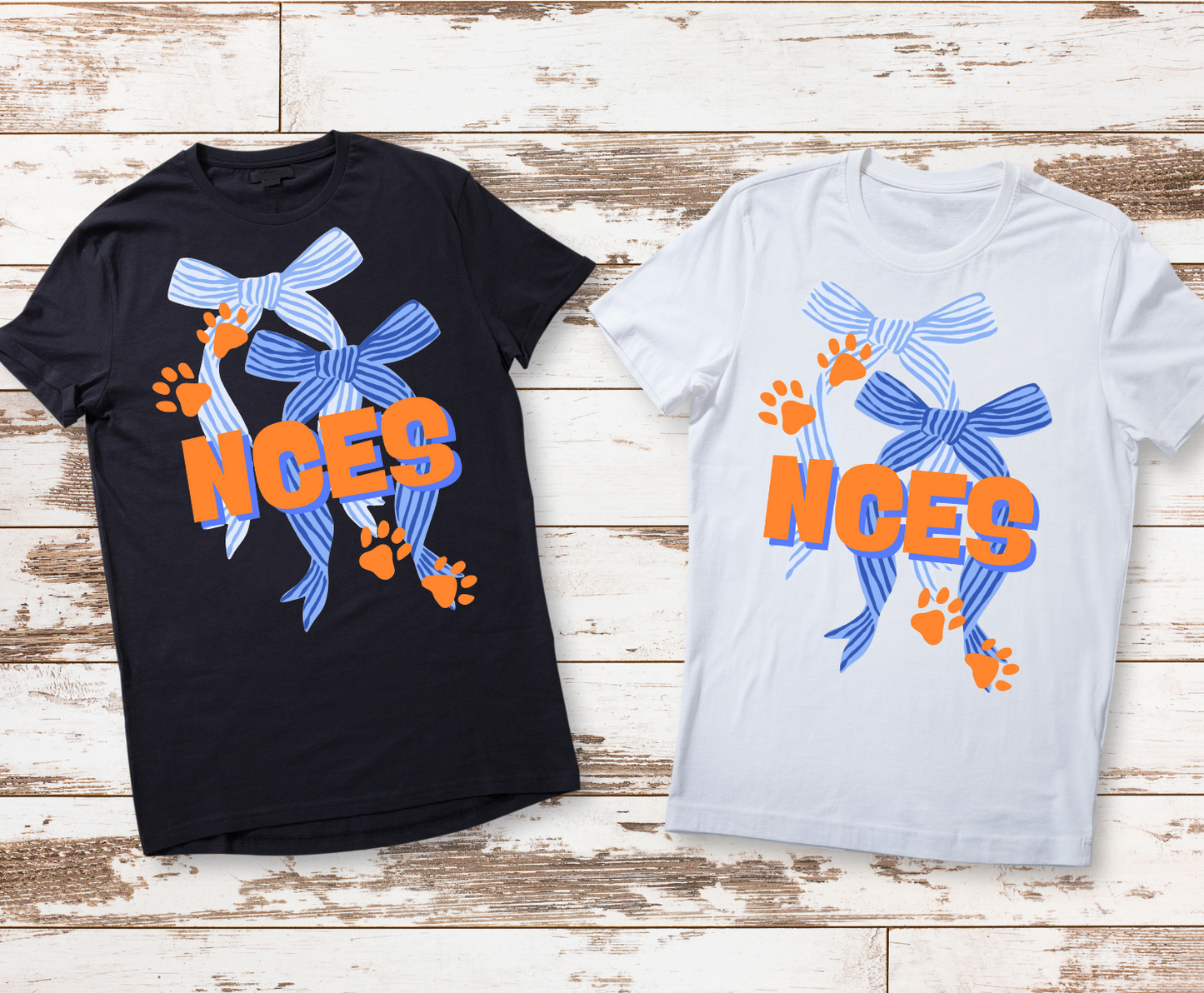 NCES/ NCHS Bow Tshirt