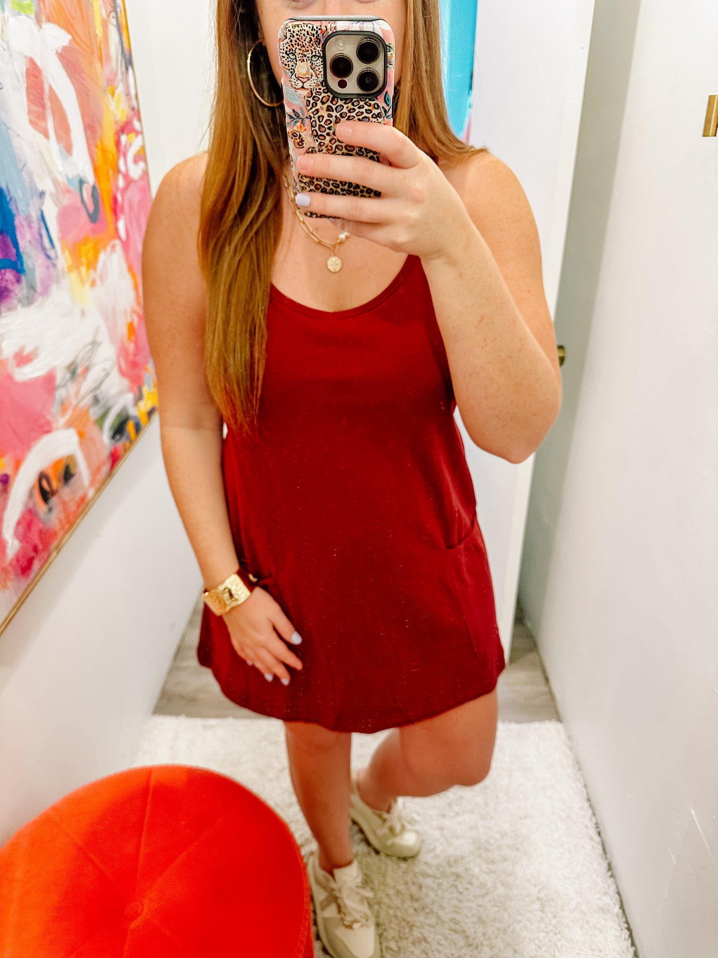 Mini Dress With Built-in Romper Liner