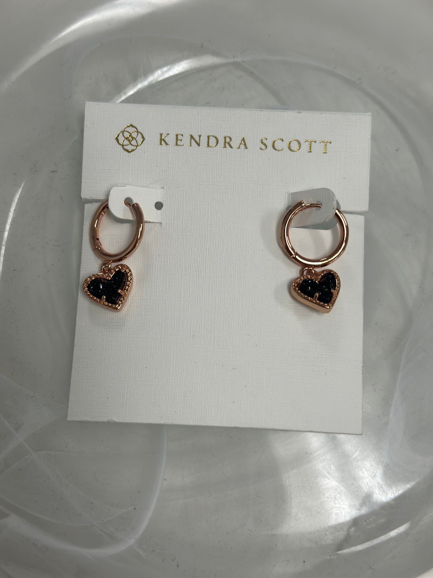 Kendra Scott black druzy earrings