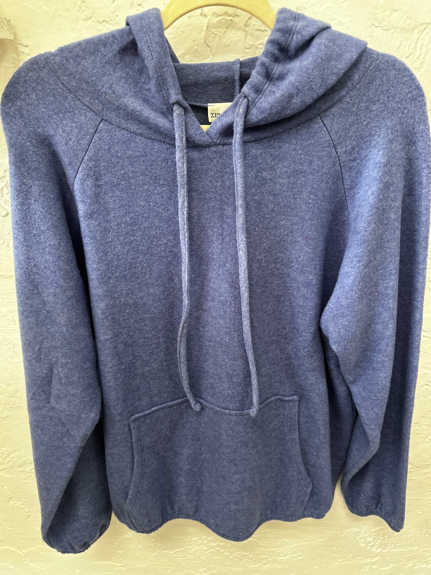 Blue Fuzzy Hoodie