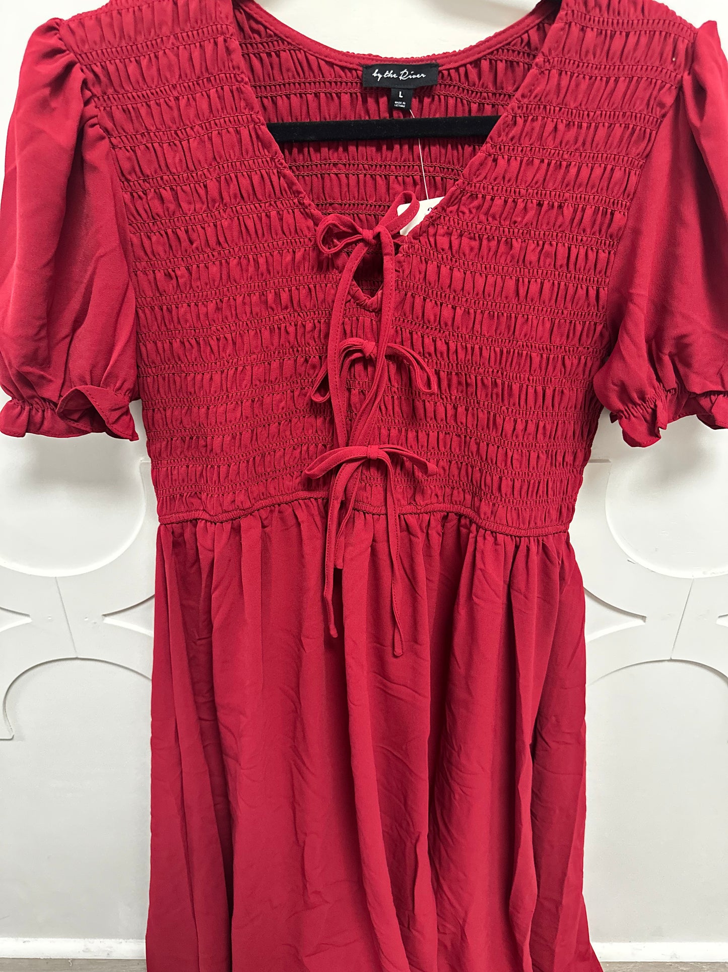 Bow Detail Short Sleeve Dress