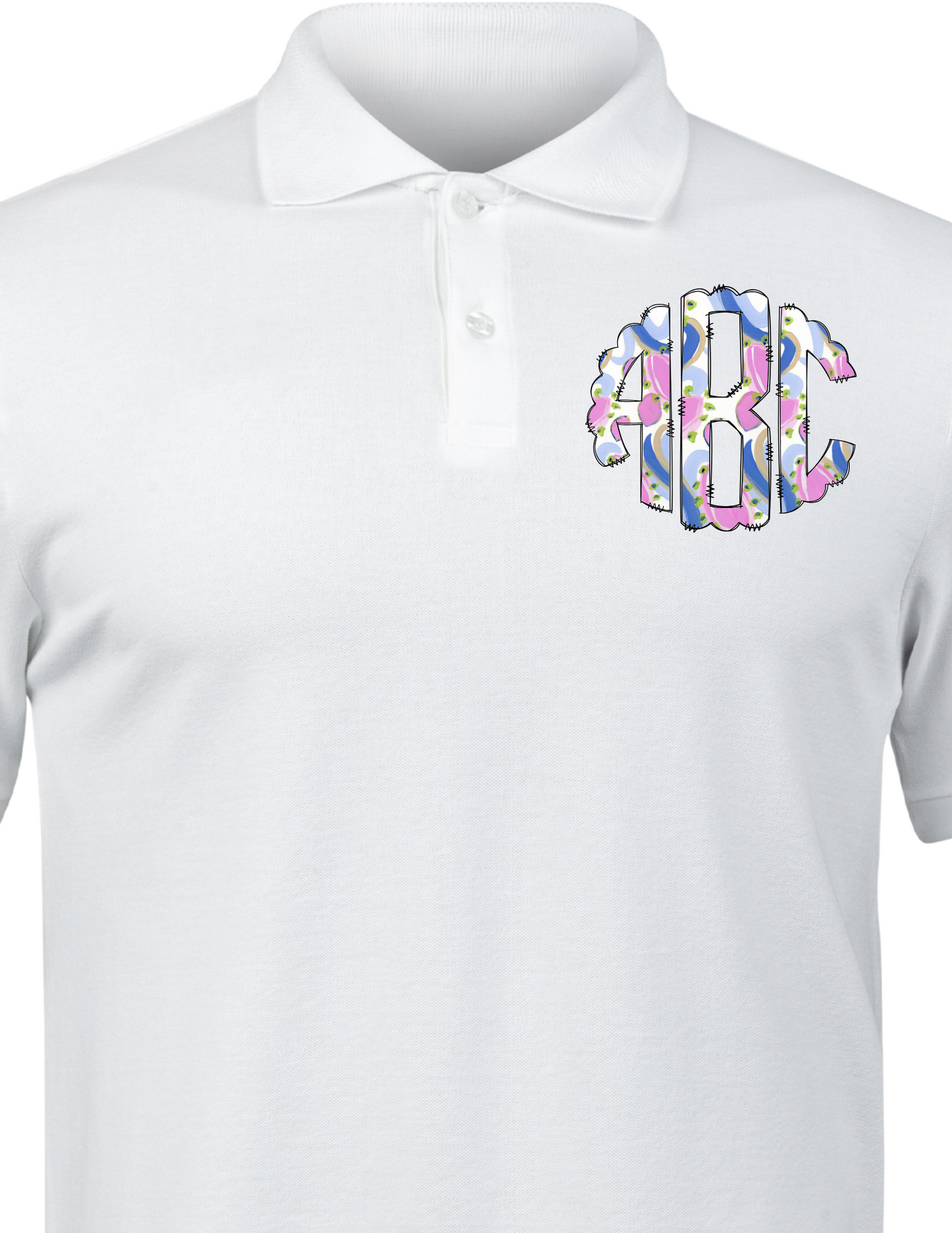 NC POLO shirts with 3 letter initials