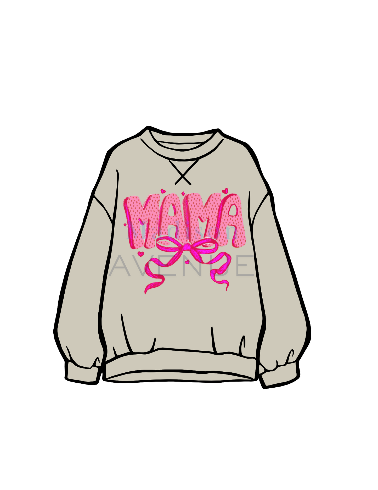 MAMA BOW SVG