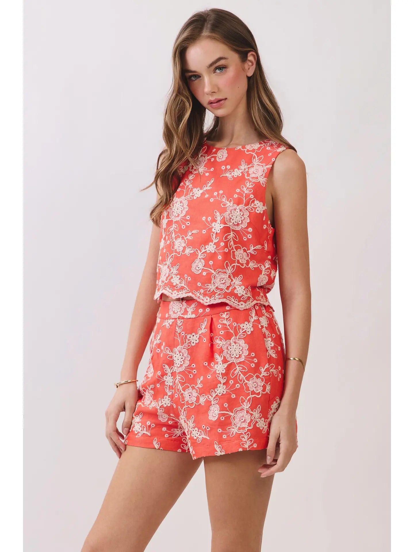 Floral Embroidered  SET