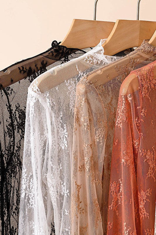 lace under shirts