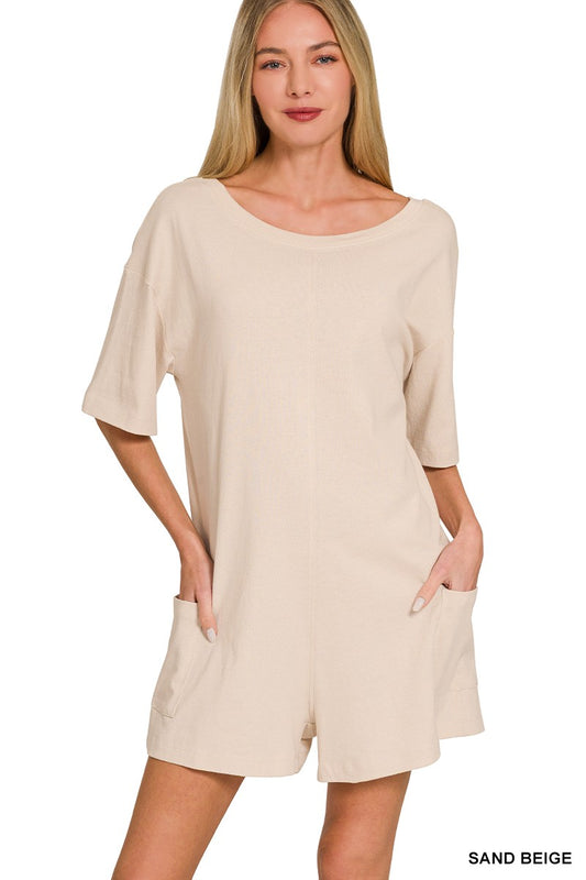 V Or Scoop Neck 2-way Romper