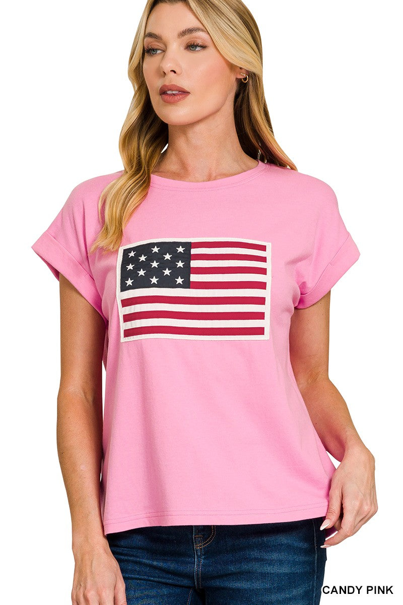 American Flag Tee