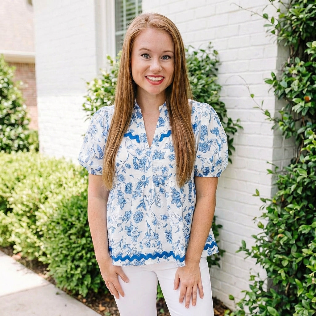 Baby Doll Two Tone Top