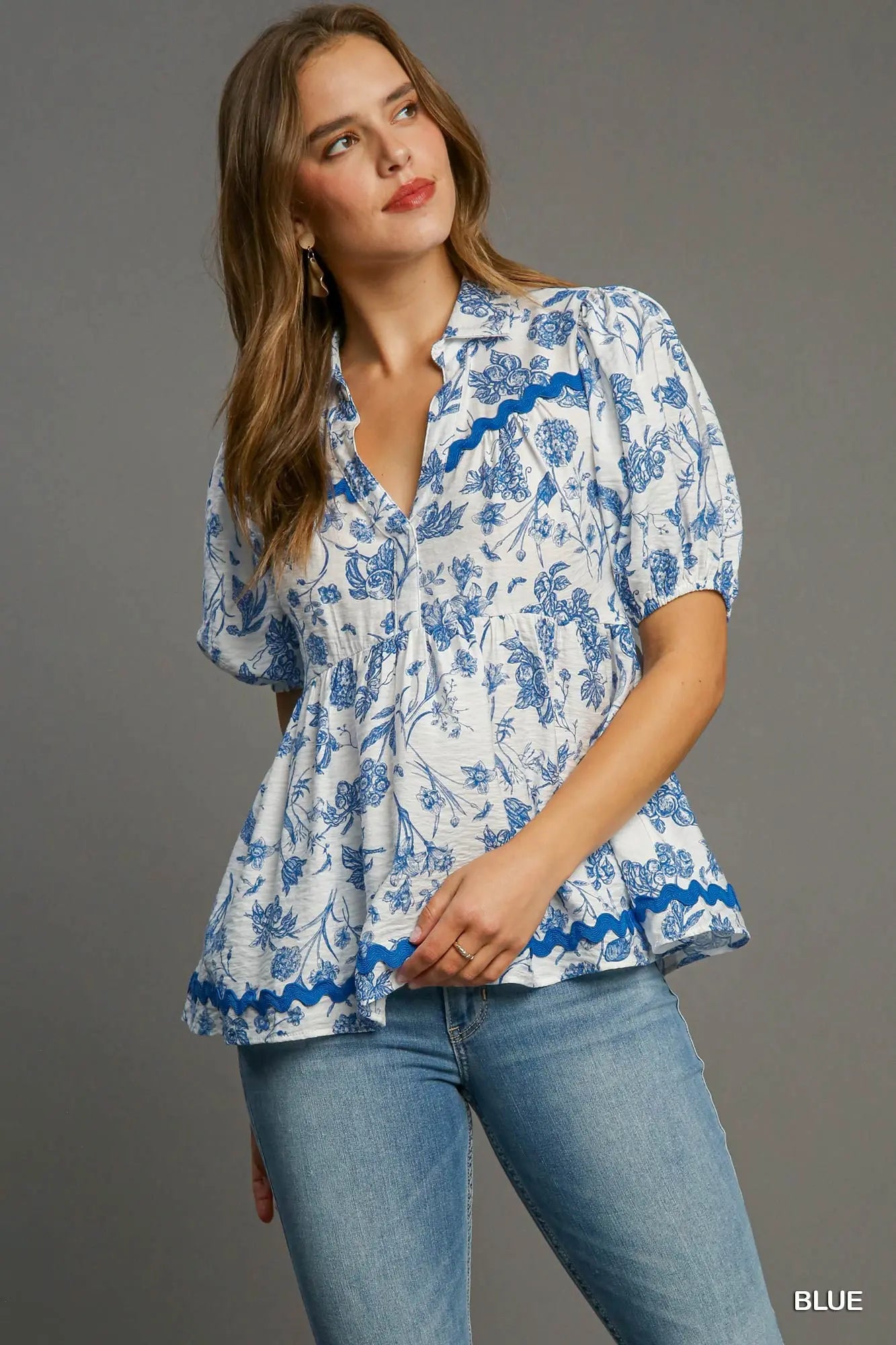 Baby Doll Two Tone Top