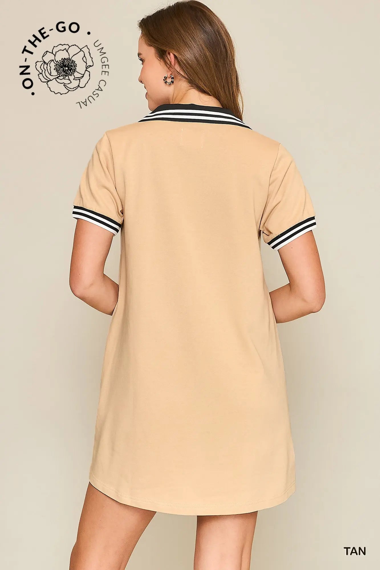 Sporty Chic Polo Mini Dress