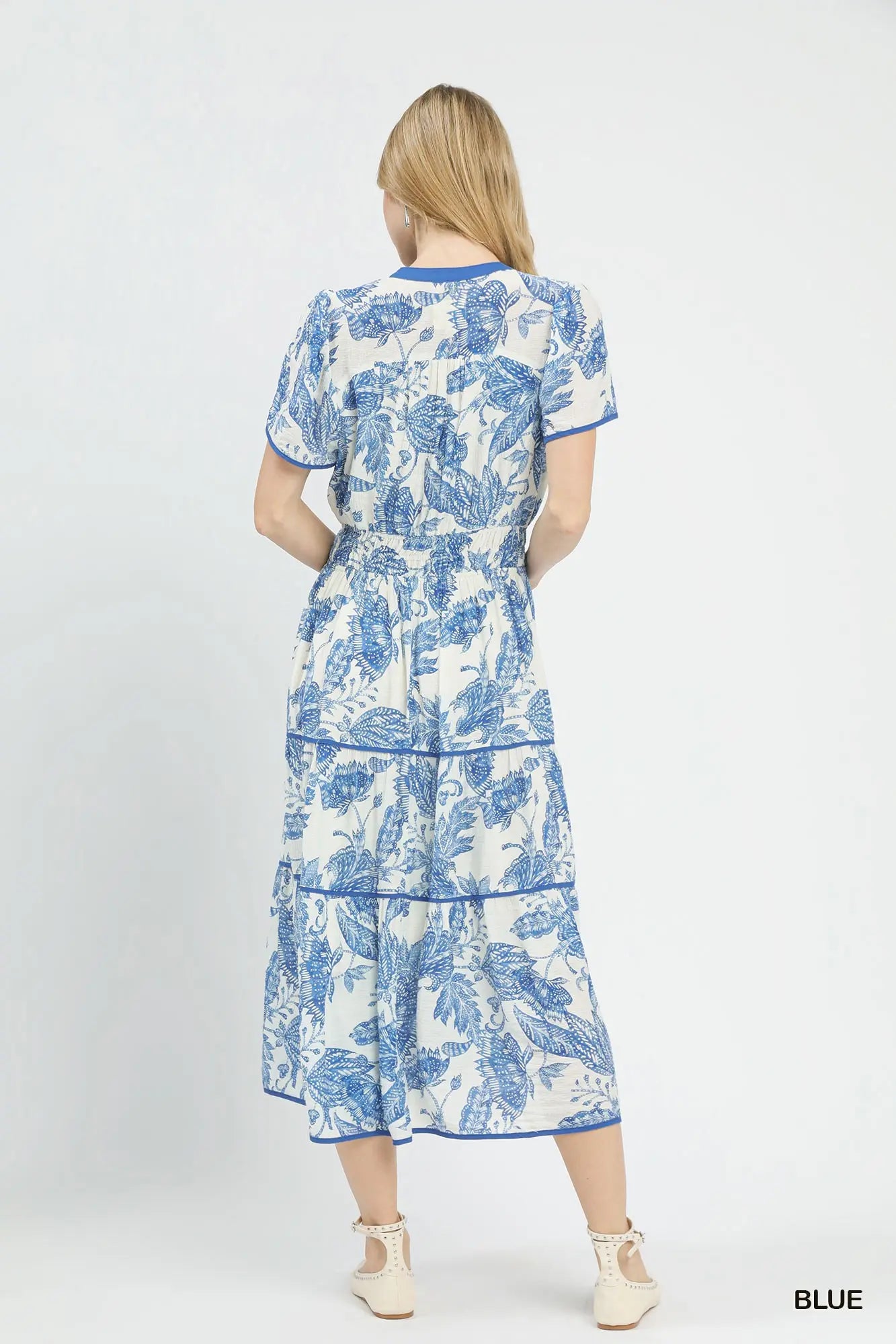 Botanical Tiered Maxi Dress
