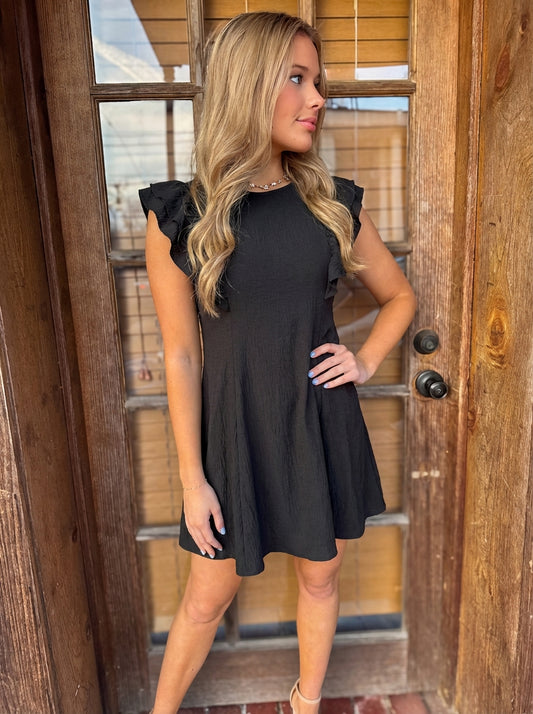 Solid swing dress