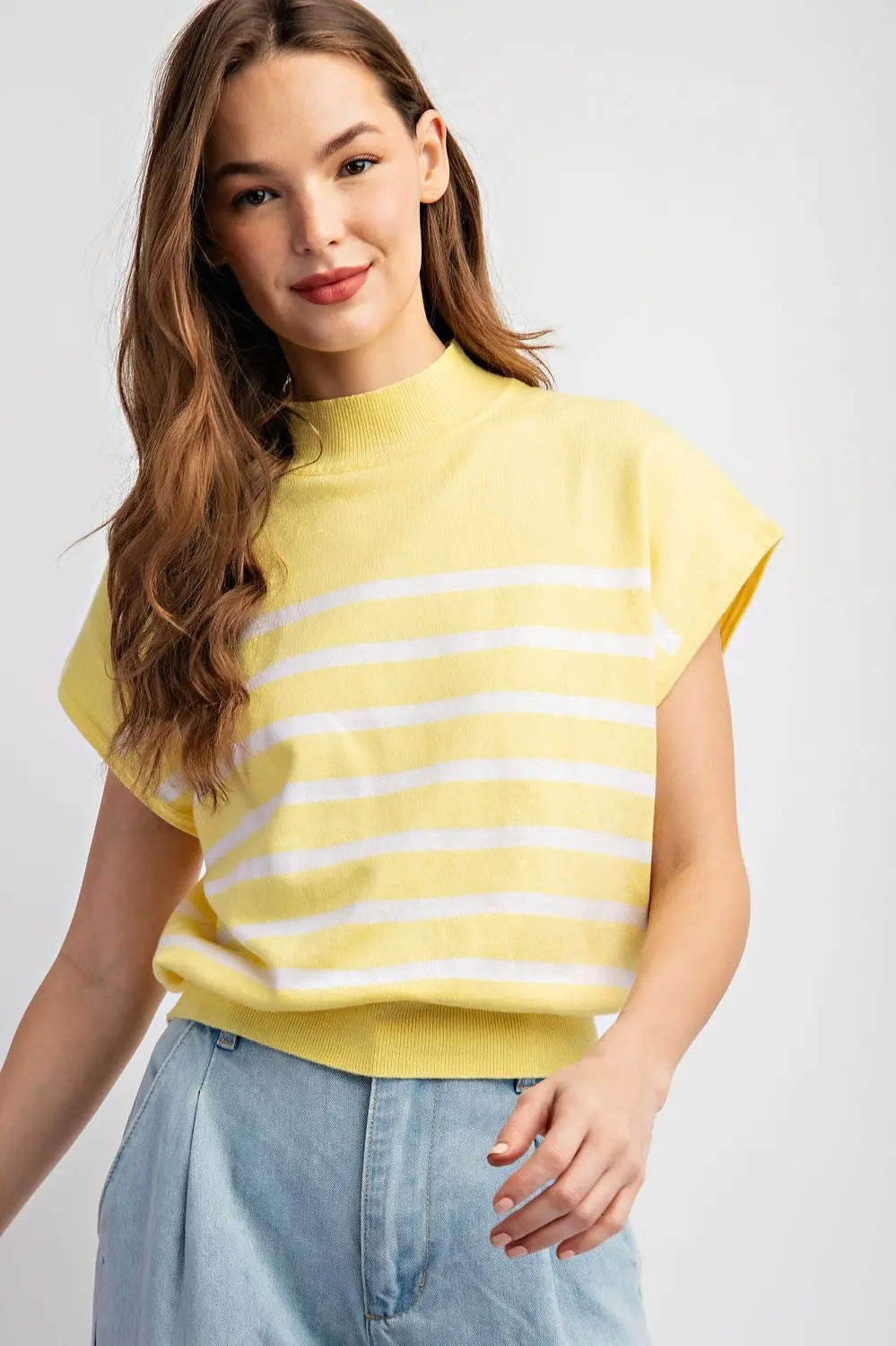 Short Sleeve Striped Top