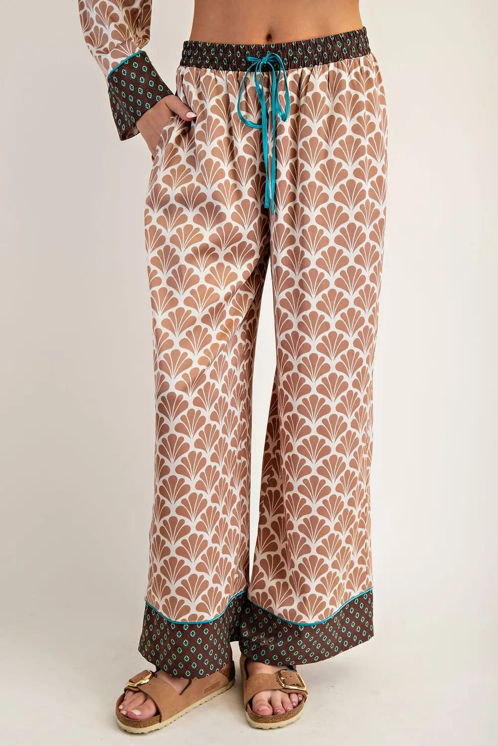 Lounge Set brown printed