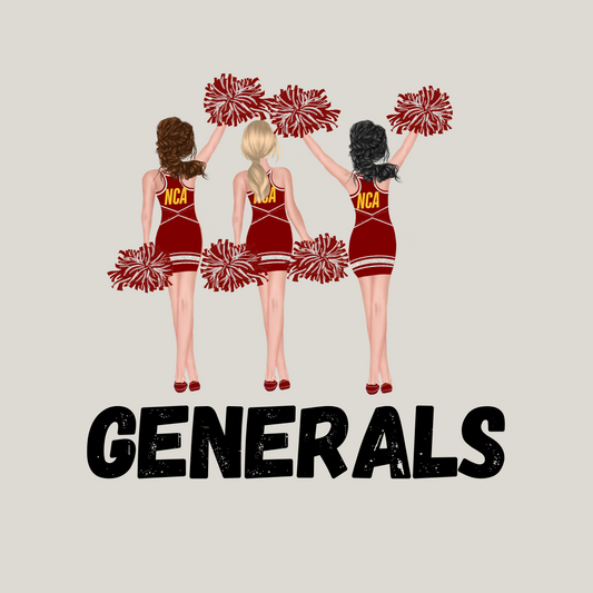 Generals Cheerleader Tshirt
