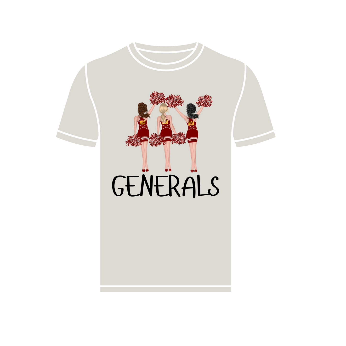 Generals Cheerleader Tshirt