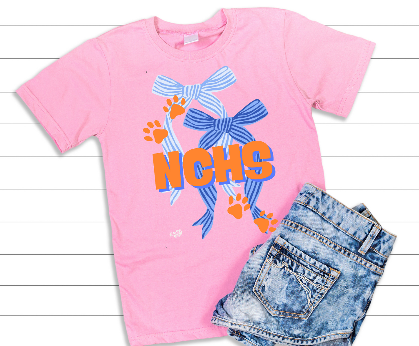NCES/ NCHS Bow Tshirt
