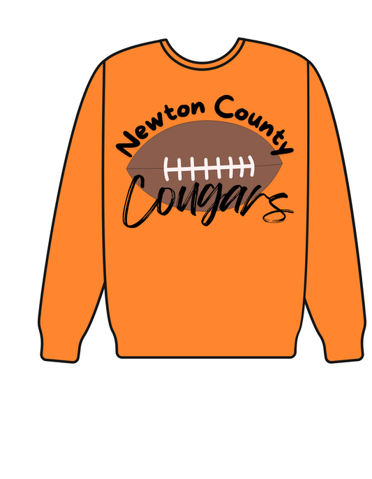 orange sweatshirt cougar football