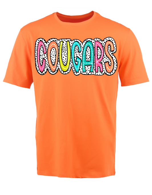COUGARS Dotted backing