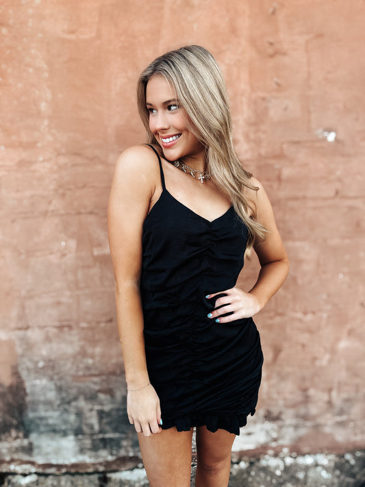 Shirred Cami Dress