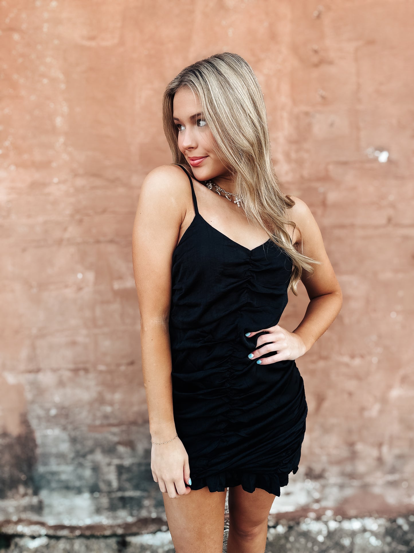 Shirred Cami Dress