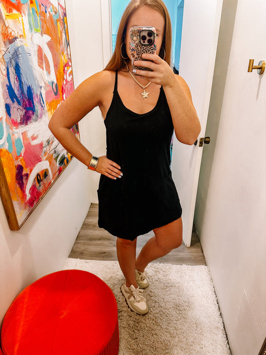 Mini Dress With Built-in Romper Liner
