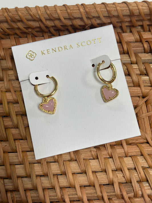 Kendra Scott pink earrings