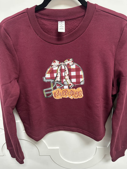 Mississippi State Bow Helmet Sweatshirt