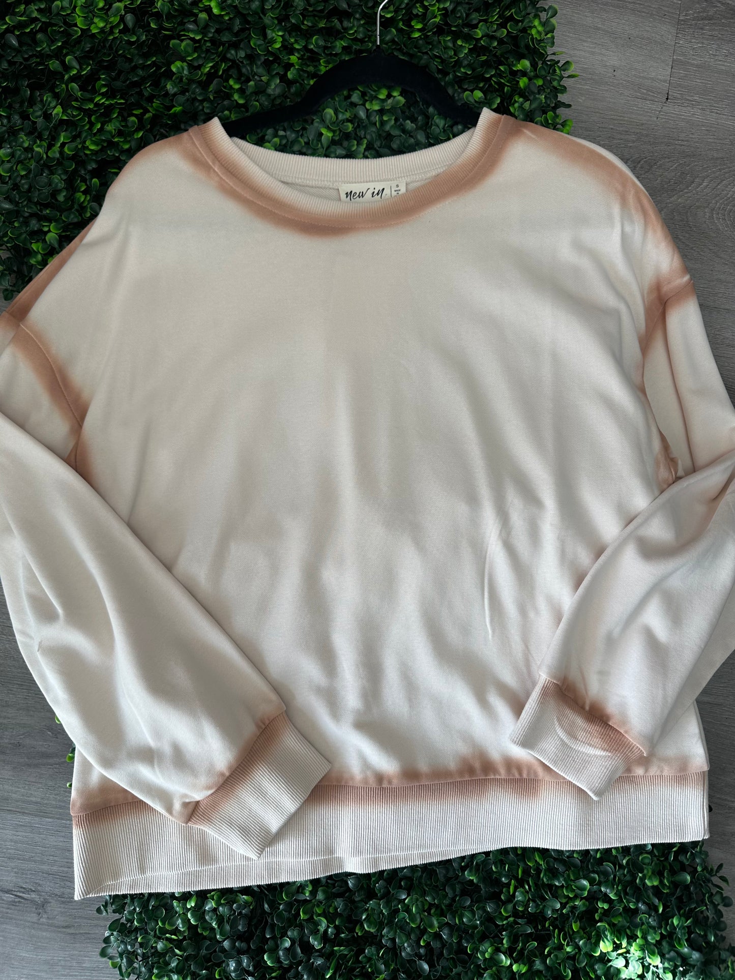 Neutral Tie-Dye Sweatshirt
