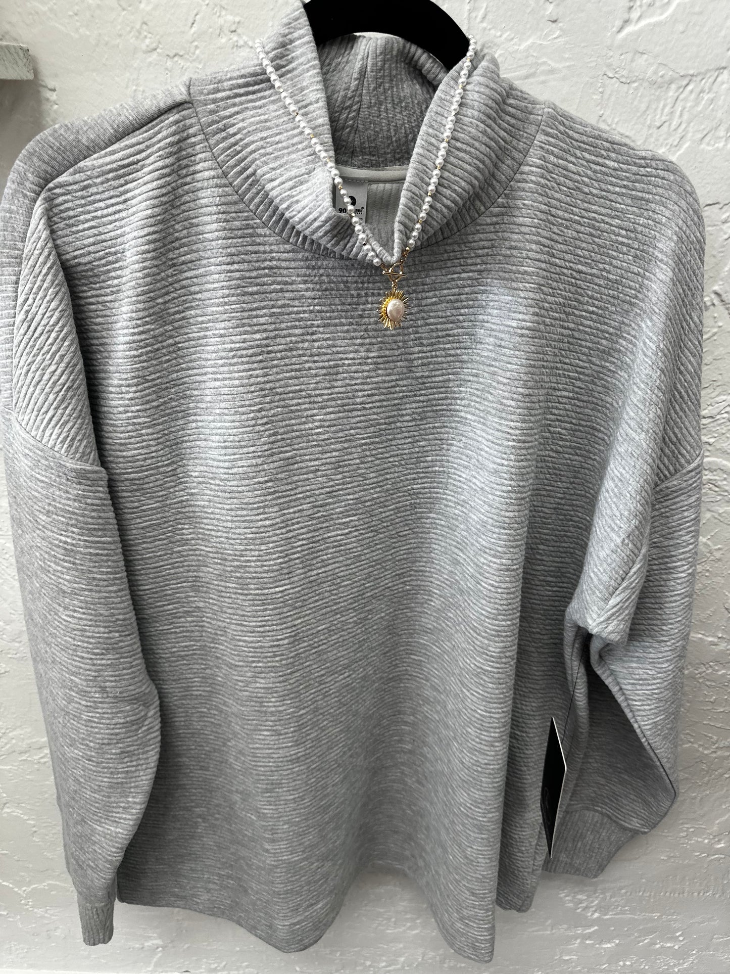 Grey Turtle Neck Sweater