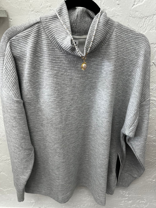 Grey Turtle Neck Sweater