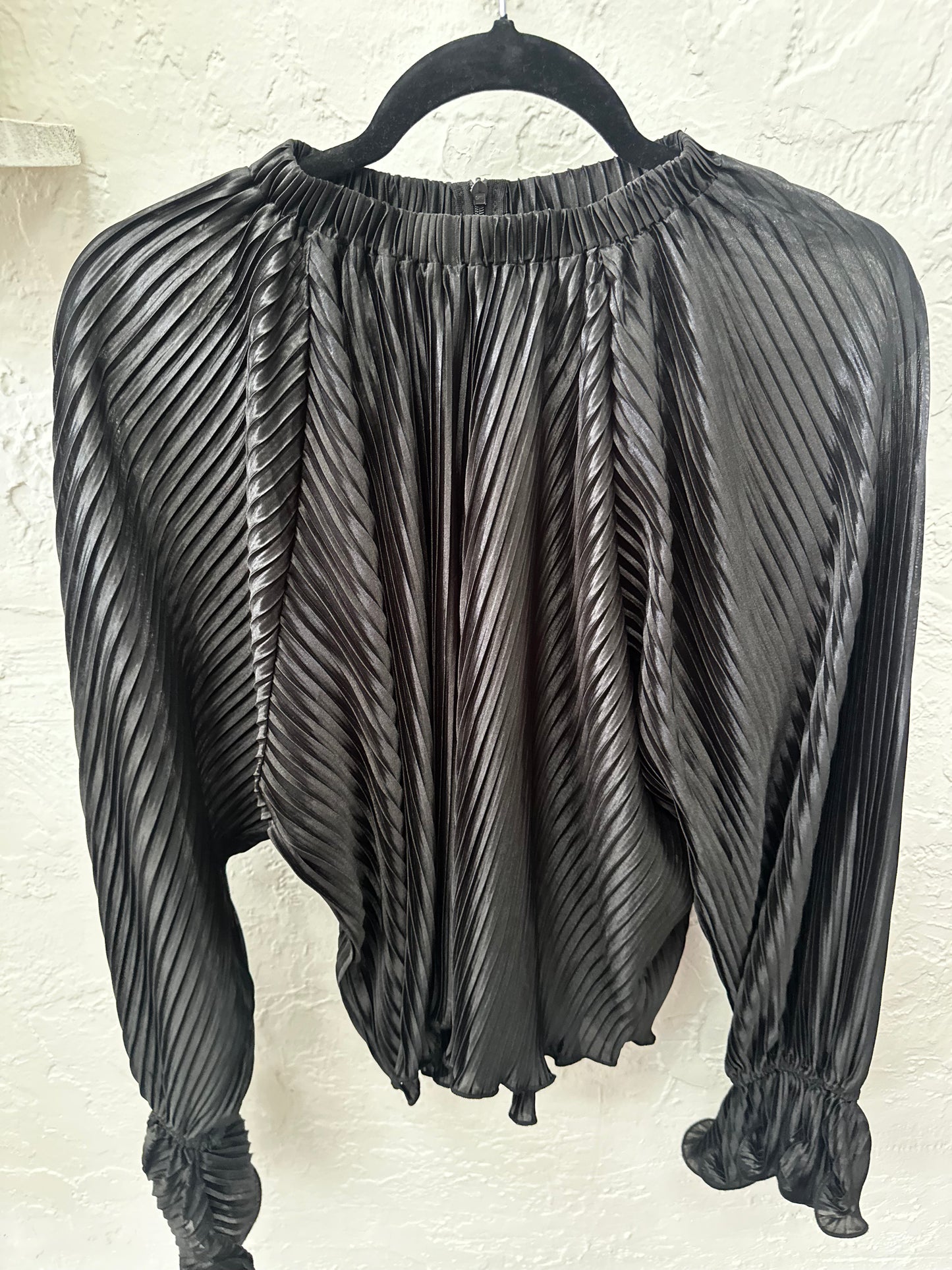 Black Glam Long Sleeve Top