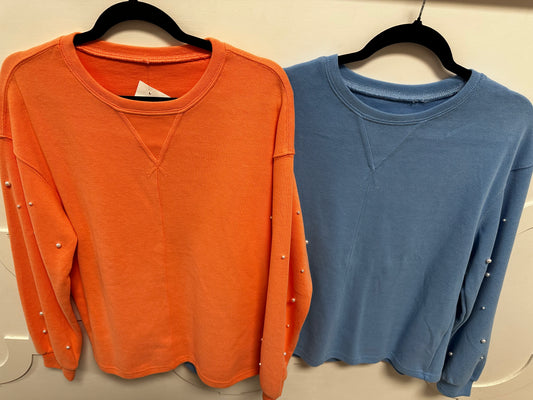 Pearl Detail Sweatshirt