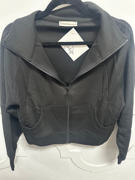 Black Scuba Jacket Dupe