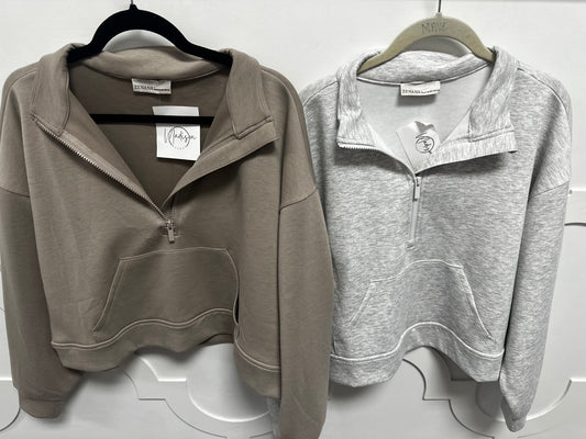 Scuba Quarter-Zip Dupe