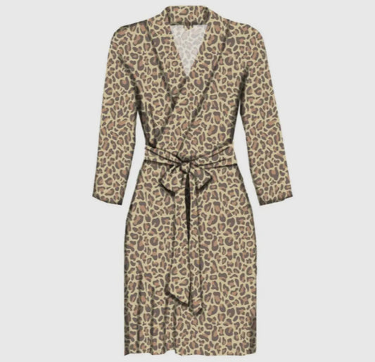 Cheetah Bath Robe
