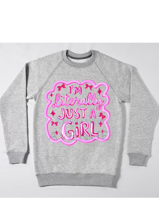Literally Just a Girl SVG DIGITAL FILE