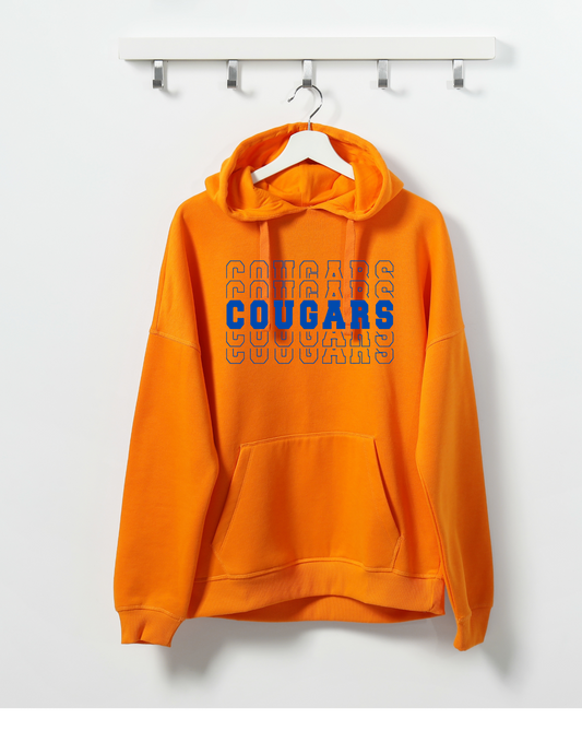 orange sweatshirt cougars hoodie