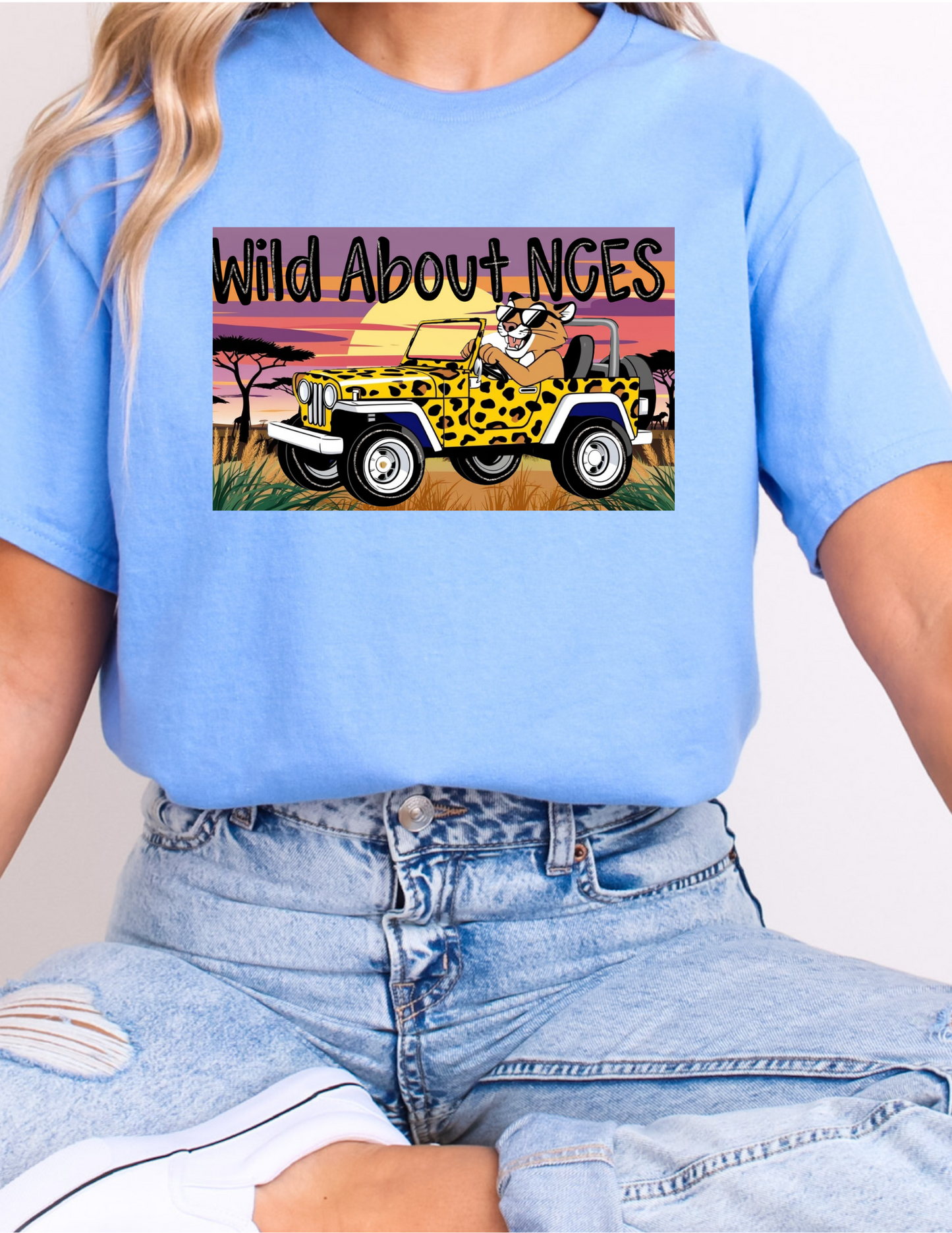 Wild About NCES Safari Tshirt
