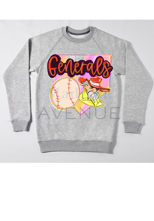 Generals Baseball Sweatshirt