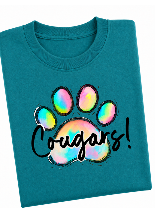 Cougar Tshirt Available in youth or adult!