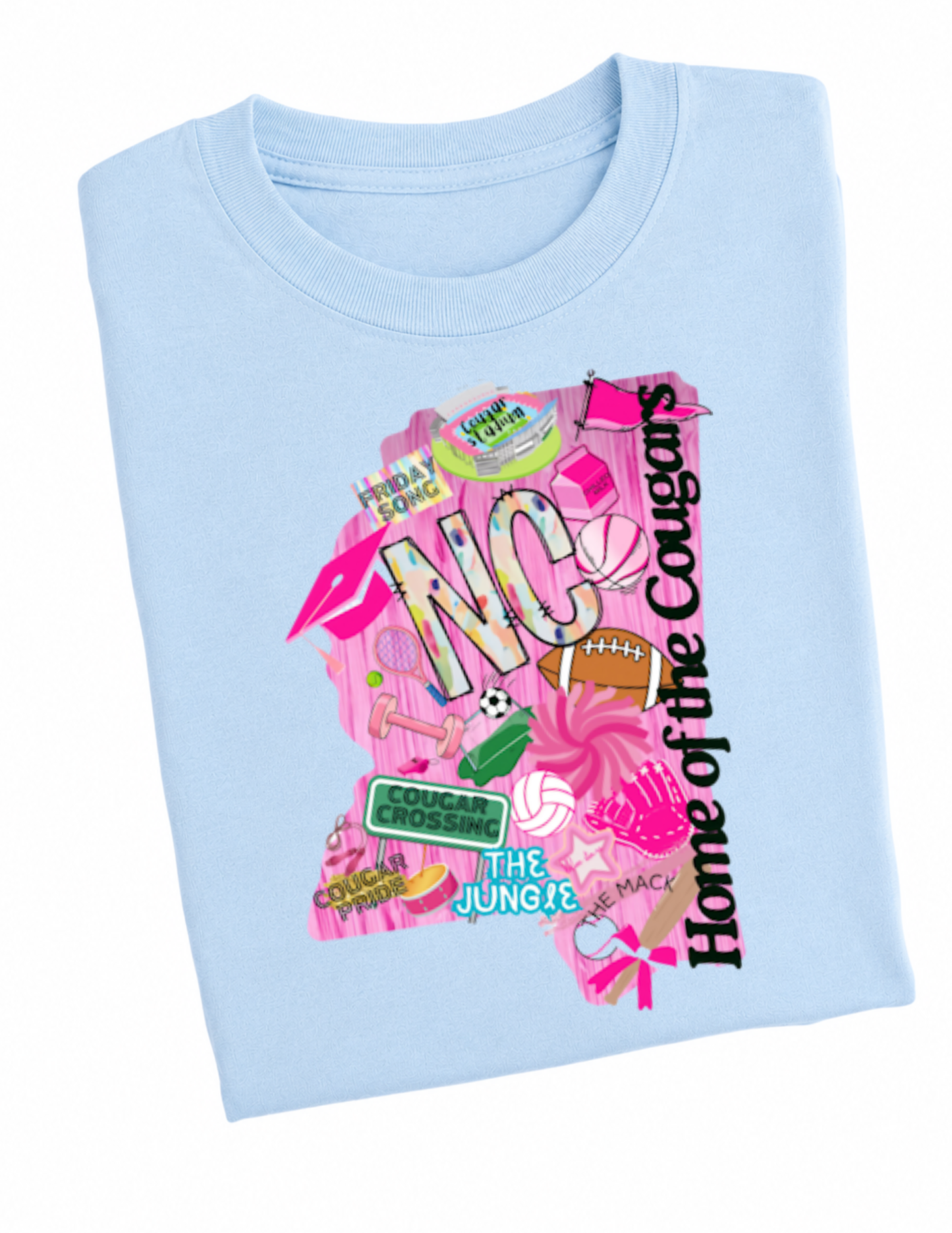 Cougar Tshirt Available in youth or adult!