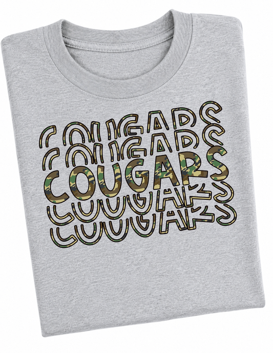 Cougar Tshirt Available in youth or adult!