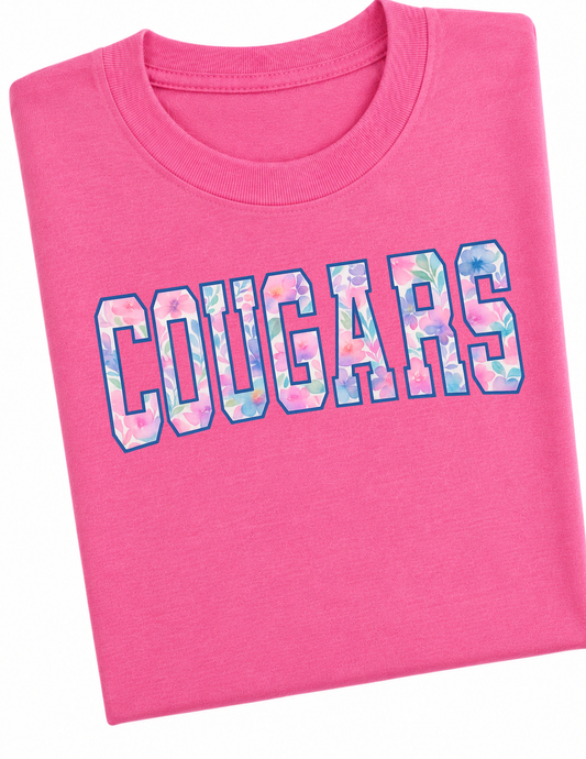 Cougar Tshirt Available in youth or adult!
