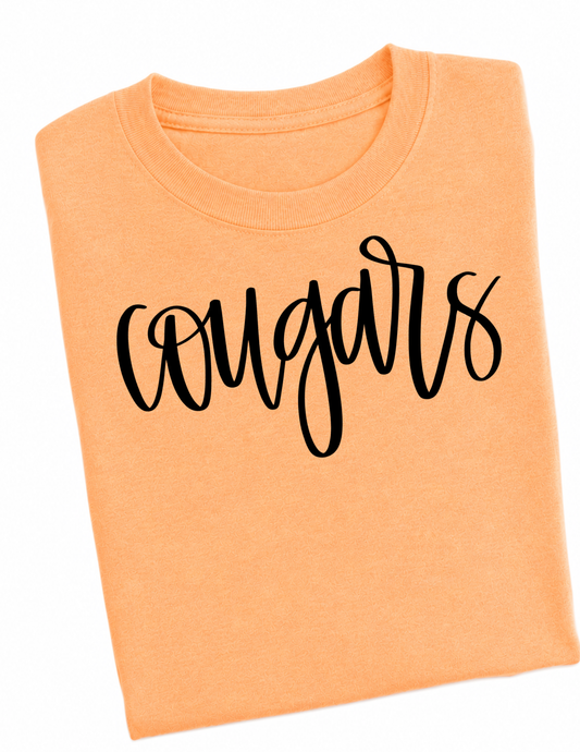 Cougar Tshirt Available in youth or adult!