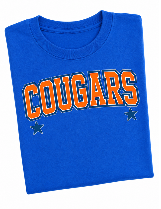 Cougar Tshirt Available in youth or adult!