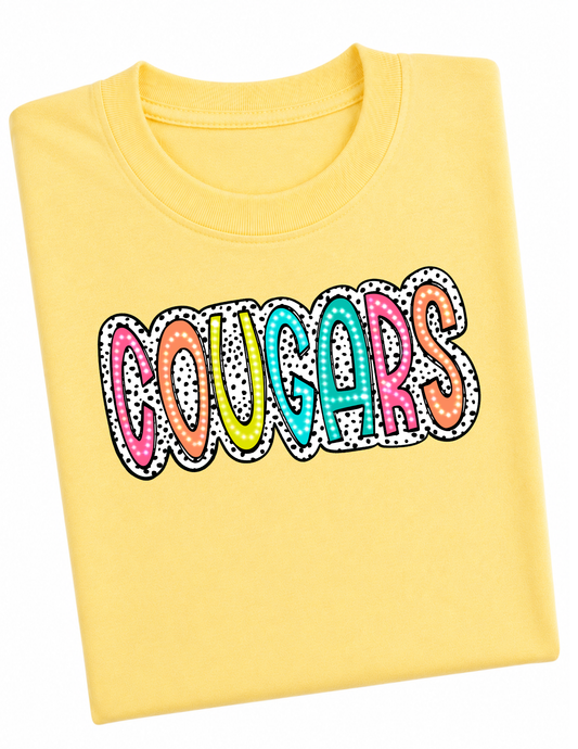 Cougar Tshirt Available in youth or adult!