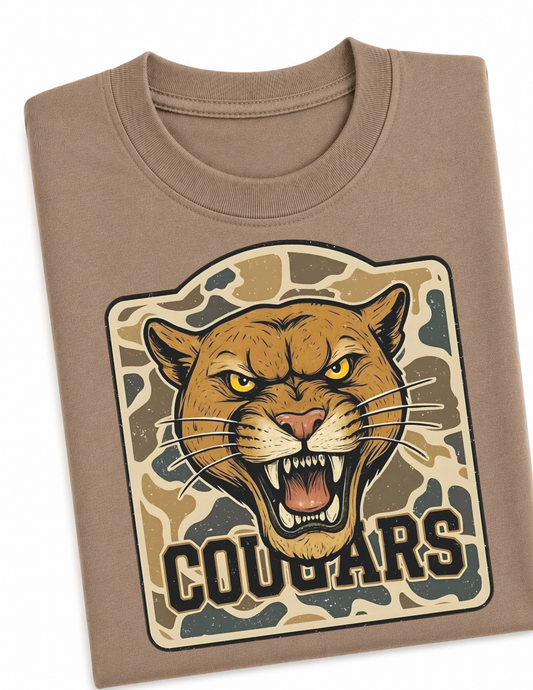 Cougar Tshirt Available in youth or adult!